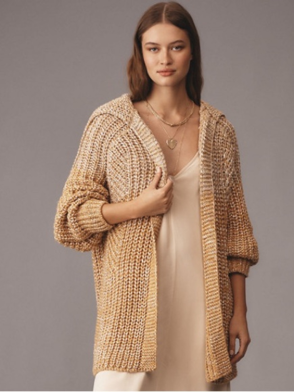 Maeve Anthropologie | Oversized Collared Cardigan Sweater‎